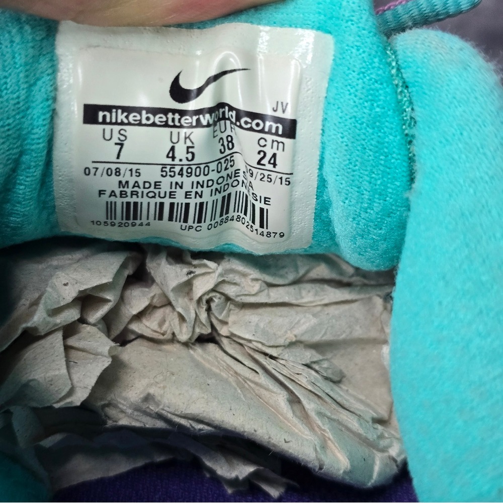 Nike Womens Revolution 2 'Anthracite Magenta Jade' Size 7 - Picture 5 of 8